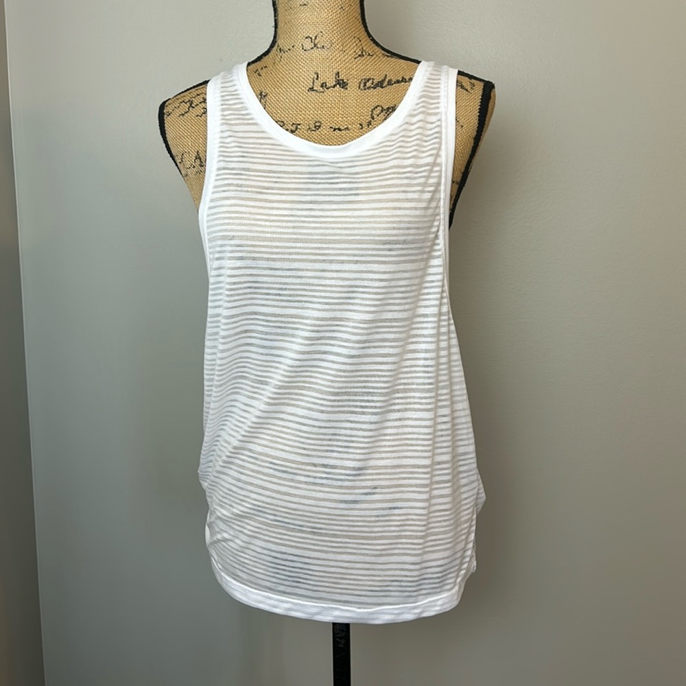 Tangerine White tank small